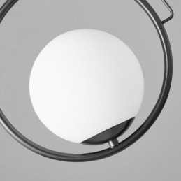 ガラスボールペンダントライト装飾ホーム吊り下げランプ