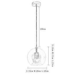 モダンなガラスペンダントライトシングルヘッド吊り下げランプ