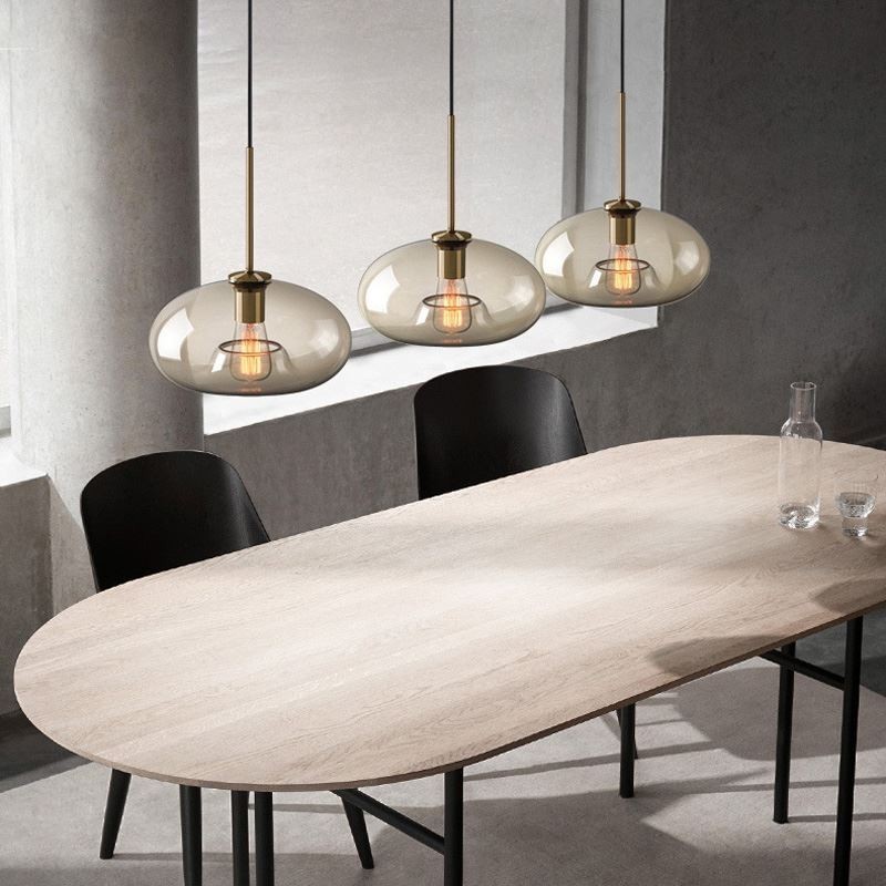 3 ライト ガラス ペンダント ライト クラシック クラスター 吊り下げ照明器具 カフェ