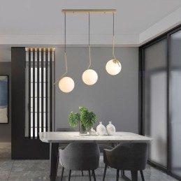 ガラスボール照明器具アイランド