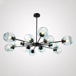 北欧ガラスペンダントライトマジックビーンシェイプランプシャンデリア照明