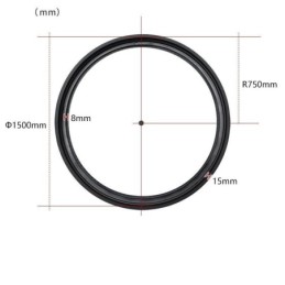 円形トラックライト マグネット式埋め込み式トラック照明器具 150cm