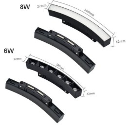円形磁気トラックライト 埋め込み式スポットライト 装飾ライト 80cm