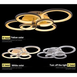 エレガントなデザインのアクリルペンダント天井ライト