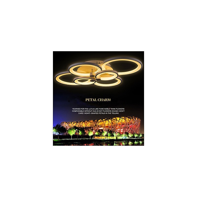 エレガントなデザインのアクリルペンダント天井ライト