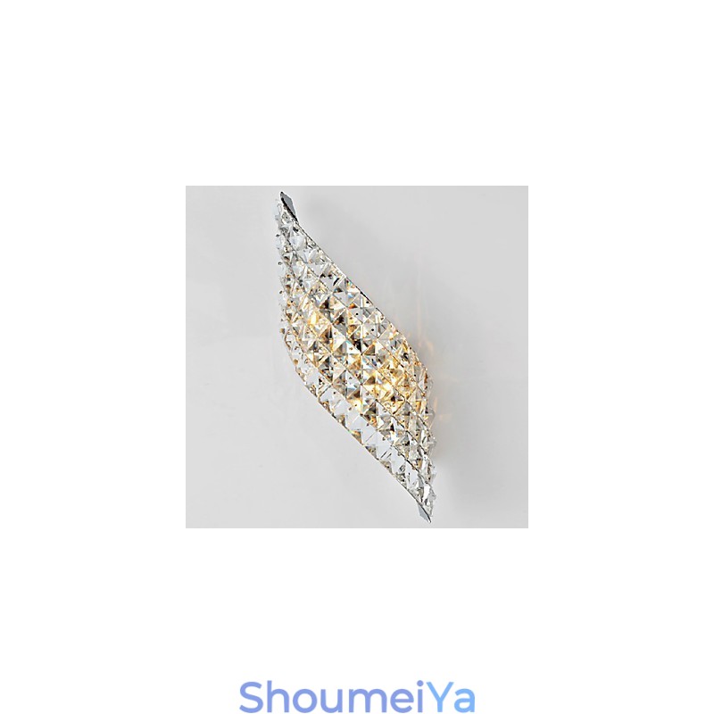 クリスタルウォールライト モダンインシジョン電気メッキ焼き入れ