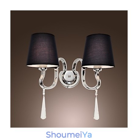 クリスタル 壁取り付け用燭台 伝統的 クラシック メタル