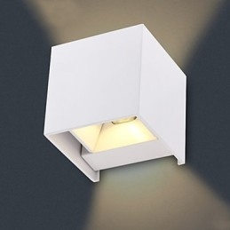 6W 壁取り付け用燭台 モダン コンテンポラリー メタル