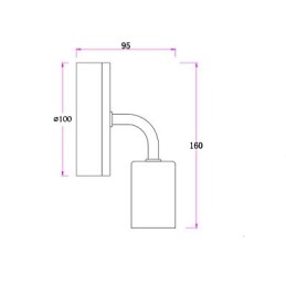 110V 220V アイアン エジソン 屋内壁掛けライト 廊下階段 壁取り付け用燭台 電球ランプ 器具 ブラック ホワイト