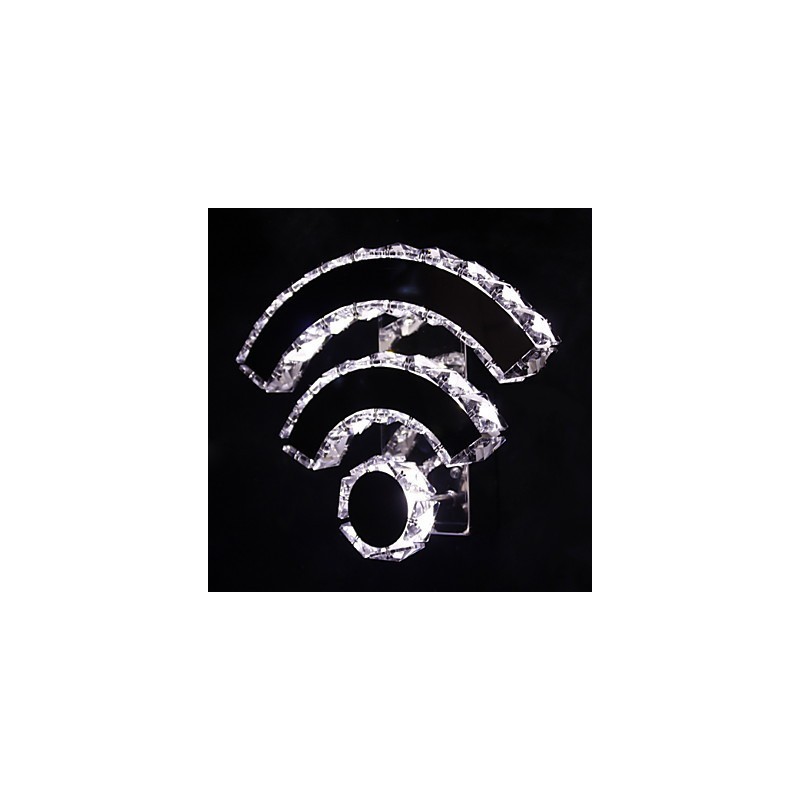 WIFI クリスタル 壁取り付け用燭台 クリスタル モダン コンテンポラリー ベッド リビング ホテル メタル