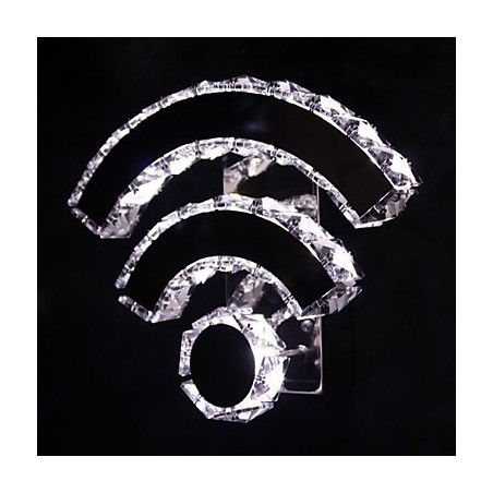 WIFI クリスタル 壁取り付け用燭台 クリスタル モダン コンテンポラリー ベッド リビング ホテル メタル