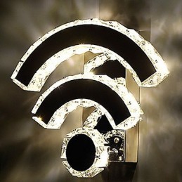 WIFI クリスタル 壁取り付け用燭台 クリスタル モダン コンテンポラリー ベッド リビング ホテル メタル