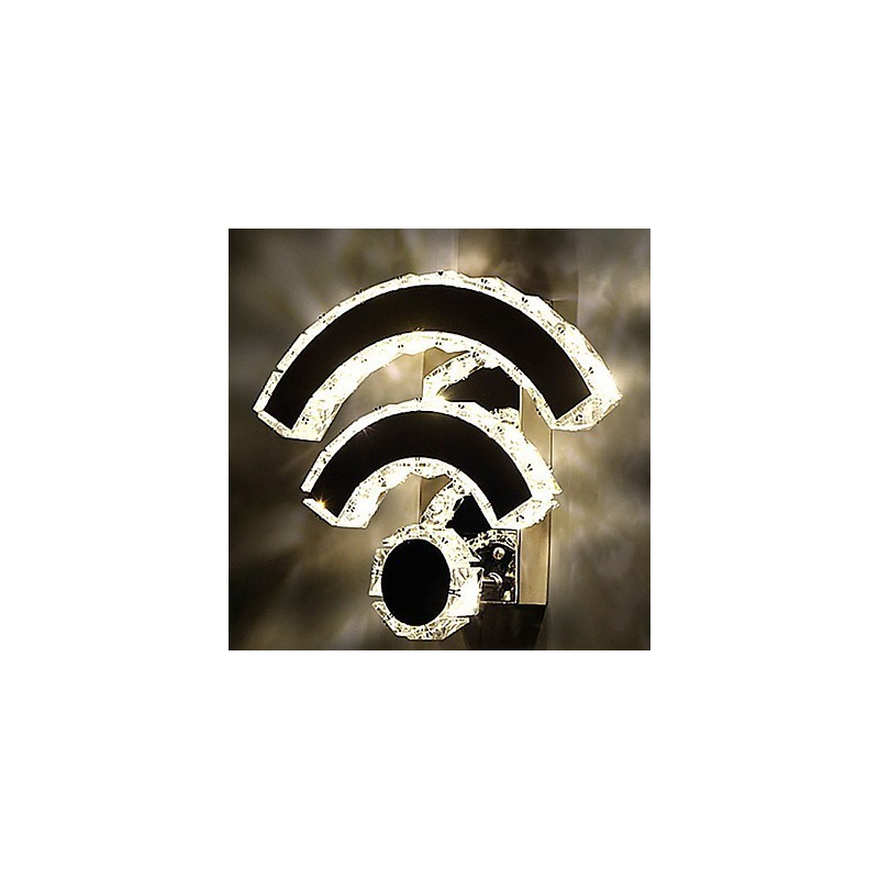 WIFI クリスタル 壁取り付け用燭台 クリスタル モダン コンテンポラリー ベッド リビング ホテル メタル