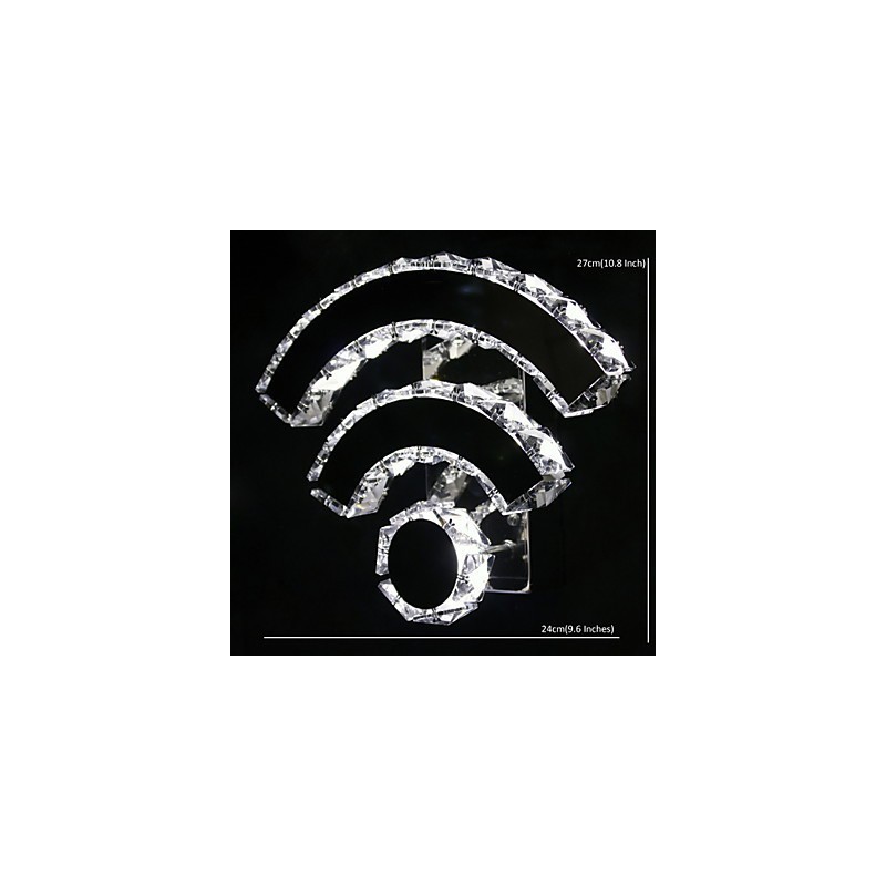 WIFI クリスタル 壁取り付け用燭台 クリスタル モダン コンテンポラリー ベッド リビング ホテル メタル