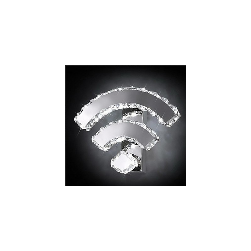 WIFI クリスタル 壁取り付け用燭台 クリスタル モダン コンテンポラリー ベッド リビング ホテル メタル