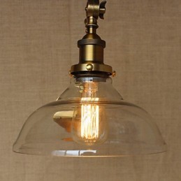 アイアンガラスブロンズ真鍮アームスタイルレトロクリエイティブアメリカンカントリーホールベッドルームウォールランプ