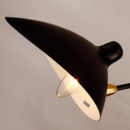 ロフトアメリカンカントリーサイドフリーリーウォールライトヴィンテージベッドサイドロングメカニカルワークスタディランプ屋内用