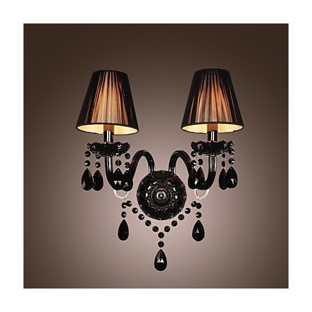 クリスタルキャンドルウォールライトモダンコンテンポラリーガラス