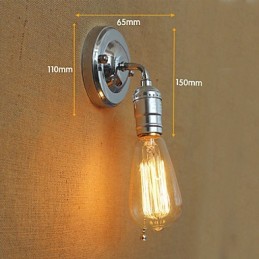 アメリカの田舎風レトロモダンエジソン電球通路ミニリビングルーム壁ランプ