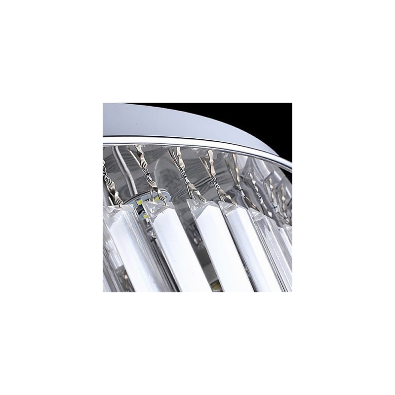 リモコン付きフラッシュマウントモダンコンテンポラリーガラス