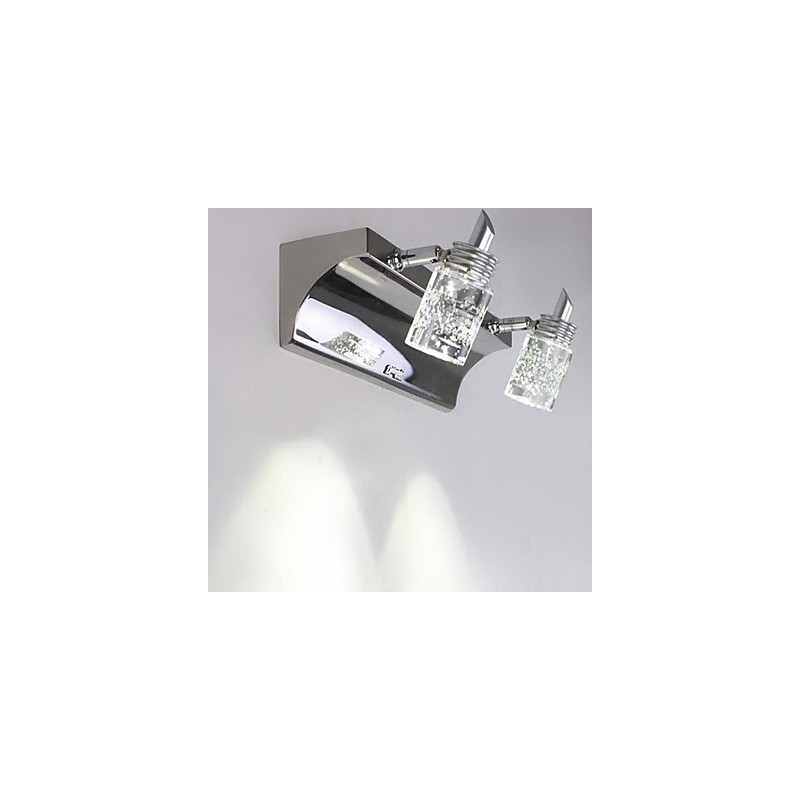 クリスタルバスルーム照明モダンコンテンポラリーメタル