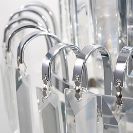 壁取り付け用燭台 クリスタル モダン コンテンポラリー ガラス