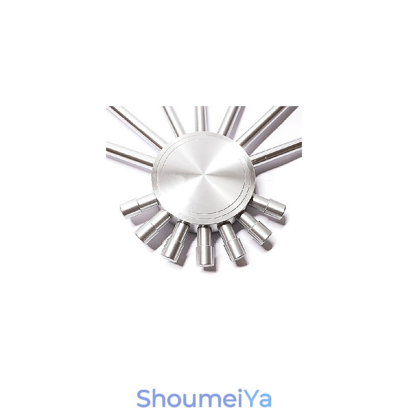 7方向に扇形の光を拡散させるデザインのモダンな壁掛けライト