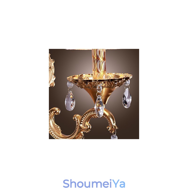 エレガントなピンクのクリスタルウォールライト