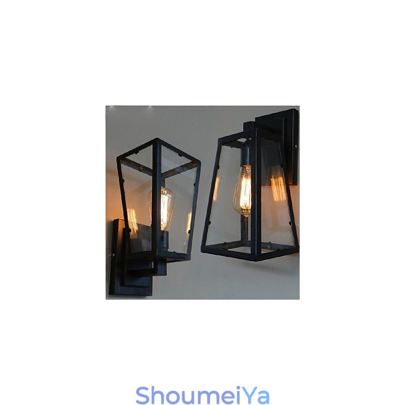 風力産業通路品質レトロ壁ランプ壁Lronライト付き