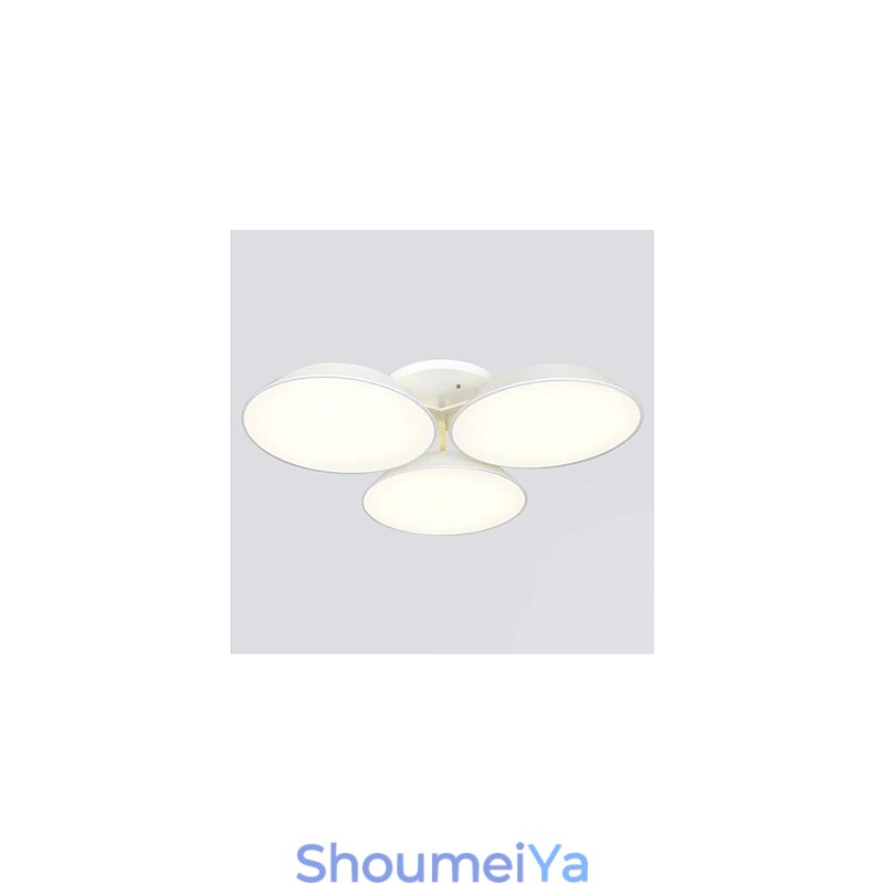 フラッシュマウント 3 ライト メタル アクリル シンプル モダン