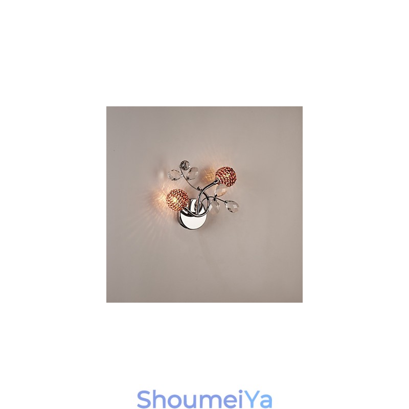 壁取り付け用燭台 クリスタル ミニスタイル モダン コンテンポラリー メタル