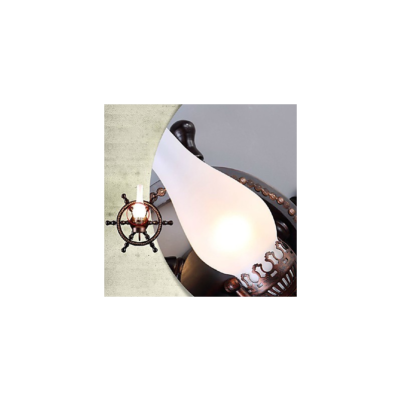 ウォールランプ 1灯とガラス