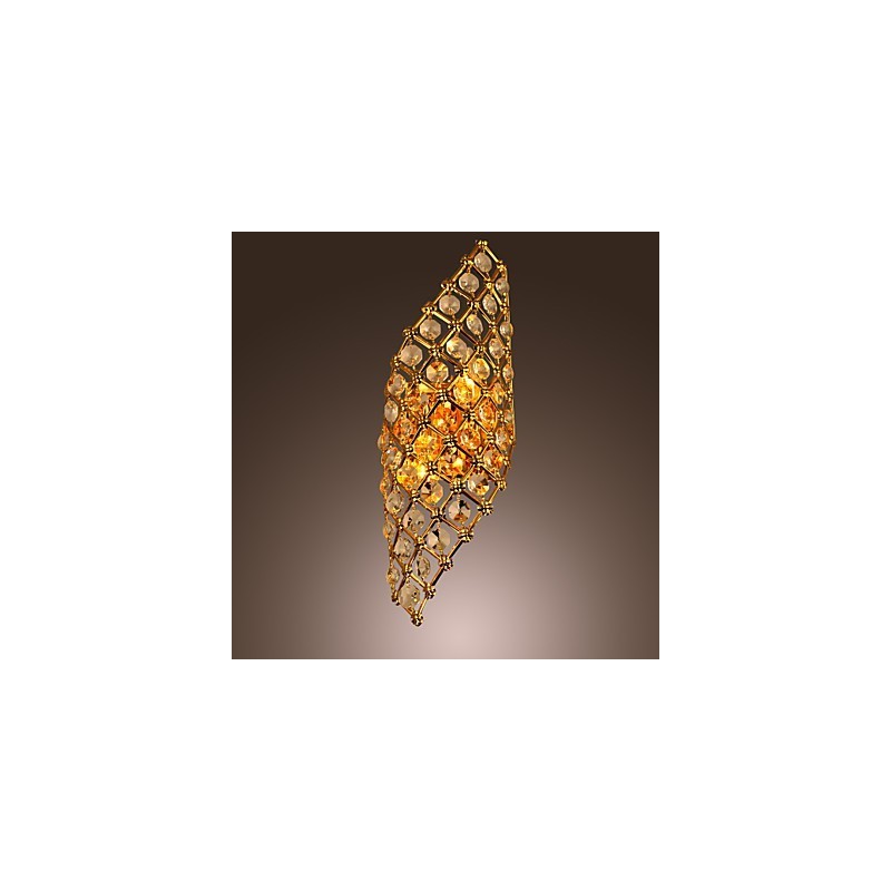 芸術的なクリスタルウォールライト 2灯