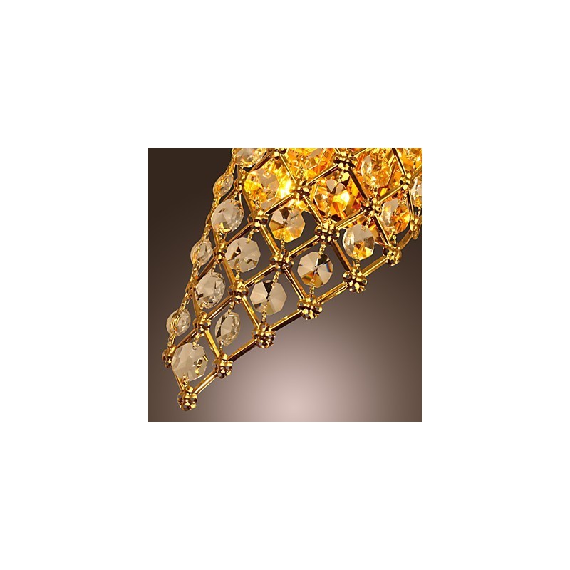 芸術的なクリスタルウォールライト 2灯