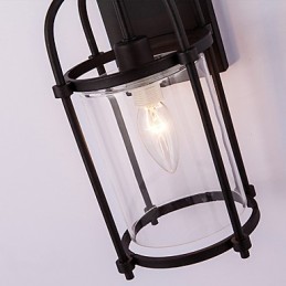 クリエイティブなインダストリアルルックランプ、北米スタイルのウォールランプ、エジソンフルート電球付き、バー装飾ライト内