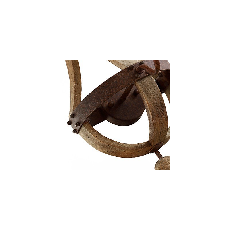 ミニスタイル 壁取り付け用燭台 素朴なロッジ 木製 竹