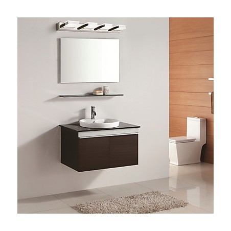 スクエアミラーランプ ステンレススチールとアクリル