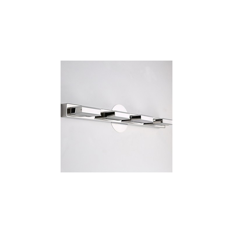 スクエアミラーランプ ステンレススチールとアクリル