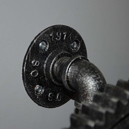 クリエイティブアイアンバーレストランバー通路壁ランプ壁ランプロフトインダストリアルギアパーソナリティ古い水道管を行う