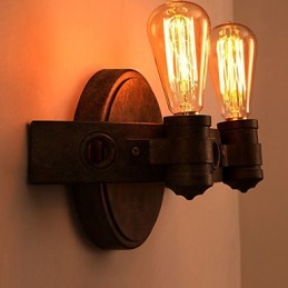 アメリカのクリエイティブな古代の方法を復元した錬鉄製の満月マチェーテの壁ランプライト