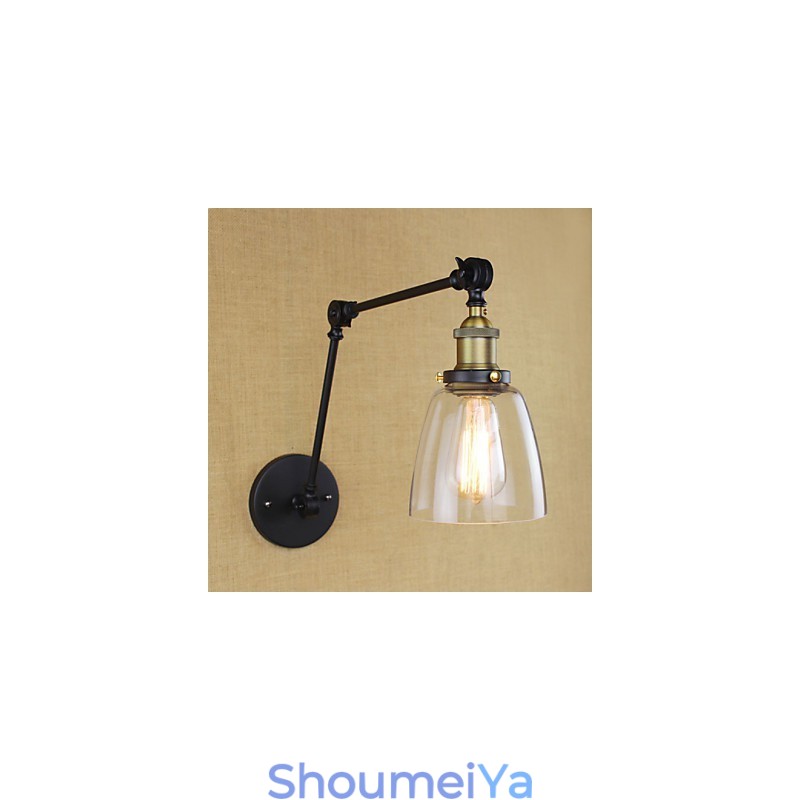 ガラス壁の長いアーム鉄工業クリエイティブ伸縮式寝室レトロノスタルジックレストラン折りたたみ式通路