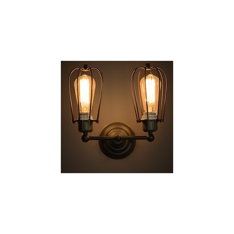 ロフト アメリカンカントリー アイアンアート アンティーク ウォールランプ インダストリーライト