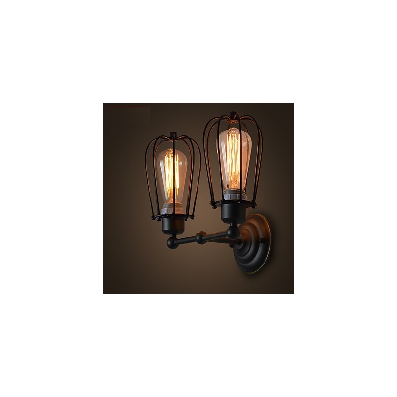 ロフト アメリカンカントリー アイアンアート アンティーク ウォールランプ インダストリーライト