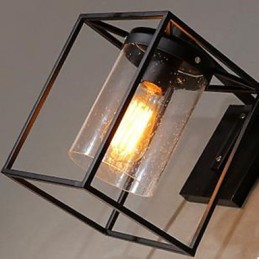 アメリカンカントリーパーソナリティロフトノルディックコントラクトスタイルレインドロップバブルガラスウォールランプ