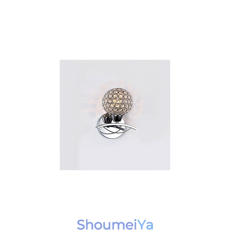 壁取り付け用燭台 読書用壁ライト クリスタル ミニスタイル モダン コンテンポラリー メタル