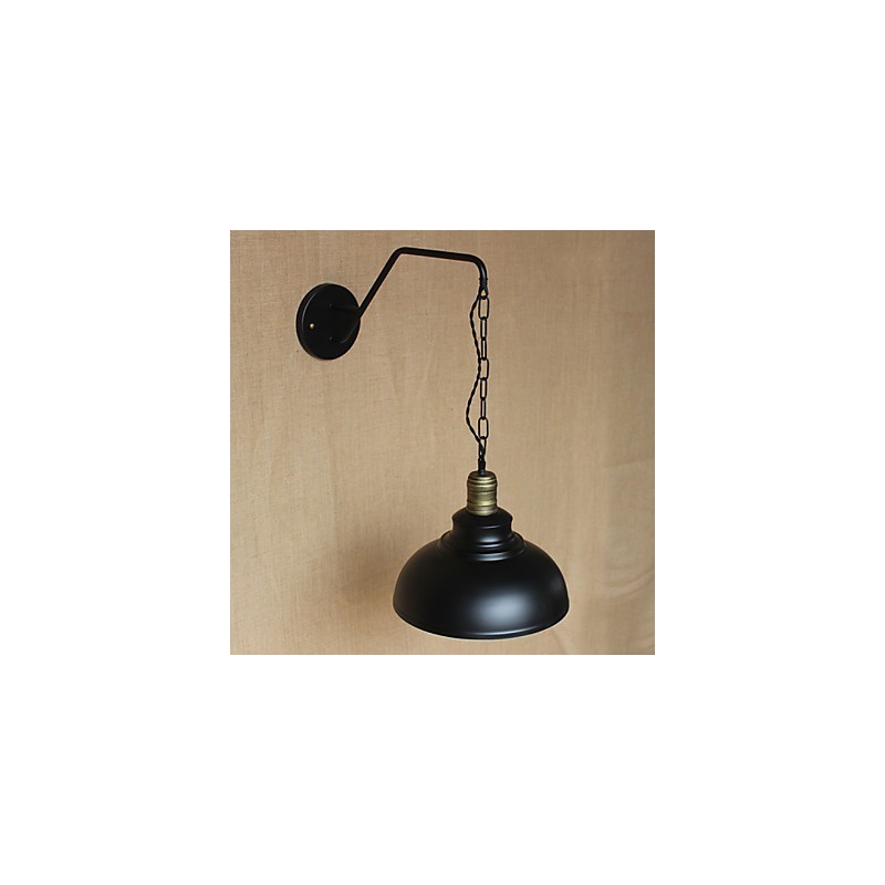 シンプルでクリエイティブな個性的なウォールランプ 産業チェーン アメリカンレトロアイアンアイル ベッドルーム ベッドサイドウォールランプ