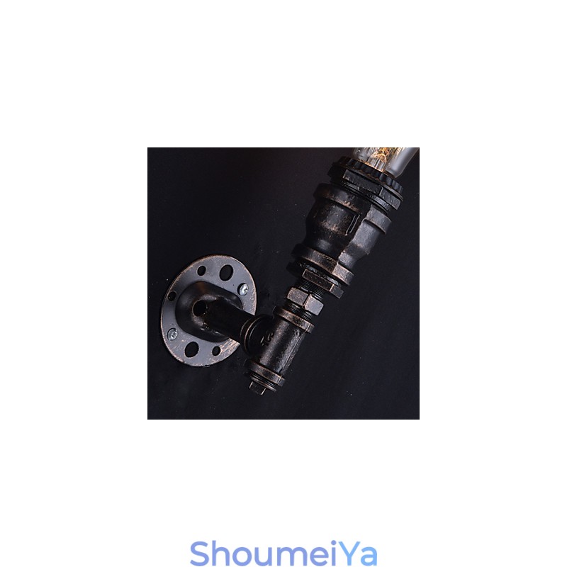 レトロな金属製ベッドサイド壁取り付け用燭台、村の田園風リビングルームの壁ライト、ダイニングルームの壁ランプ