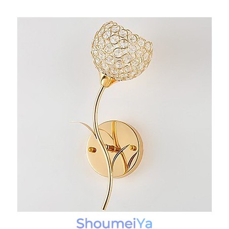 ミニマリストモダンクリスタルウォールライト