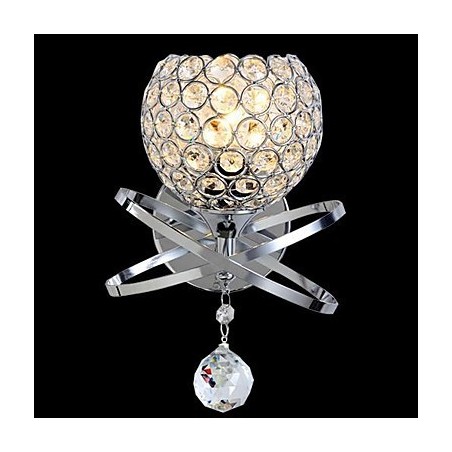 クリスタル 壁取り付け用燭台 モダン コンテンポラリー メタル