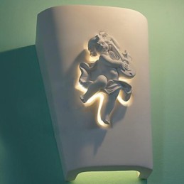 クリエイティブな田舎風のクリエイティブな地中海風の壁ランプ ヨーロピアンスタイルのキューピッド壁ランプライト